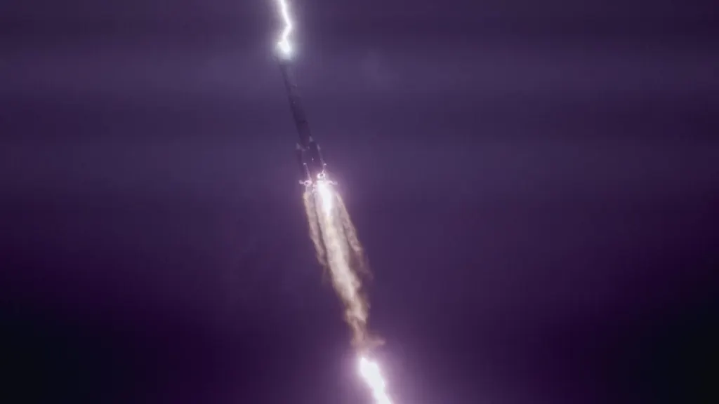 中国火箭遭雷击;SpaceX星舰发射在即 图片