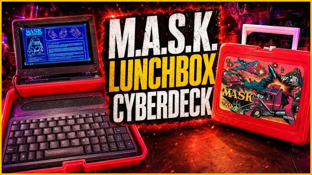 M.A.S.K.风格便携电脑午餐盒 图片