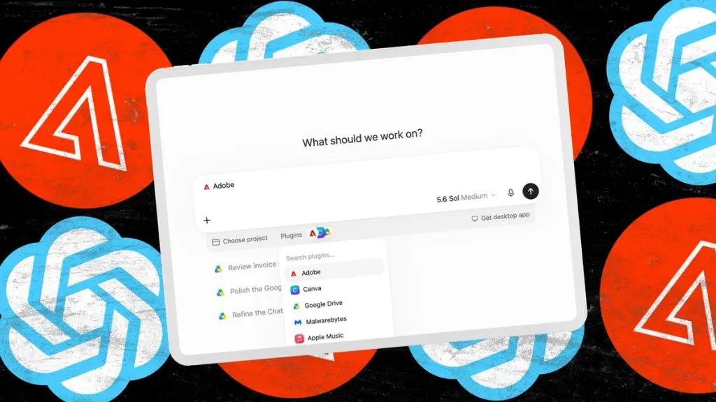 Adobe插件让ChatGPT用户无需离开平台即可使用70多种工具 图片