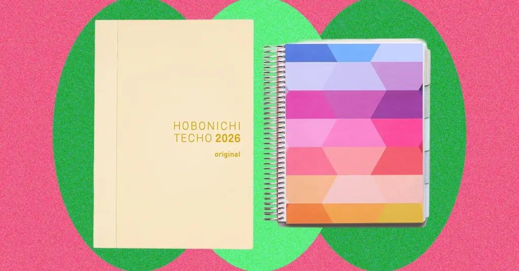 2026年最佳日程本推荐:Roterunner、Hobonichi、Erin Condren和旅行笔记本 图片