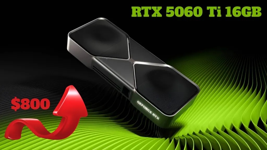 RTX 5060 Ti 16GB 售价翻倍预示着预算游戏时代的终结 图片