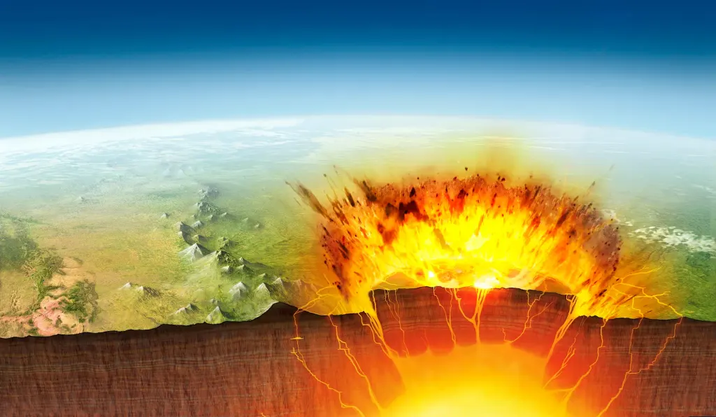 黄石超级火山今天爆发的可能性有多大? 图片