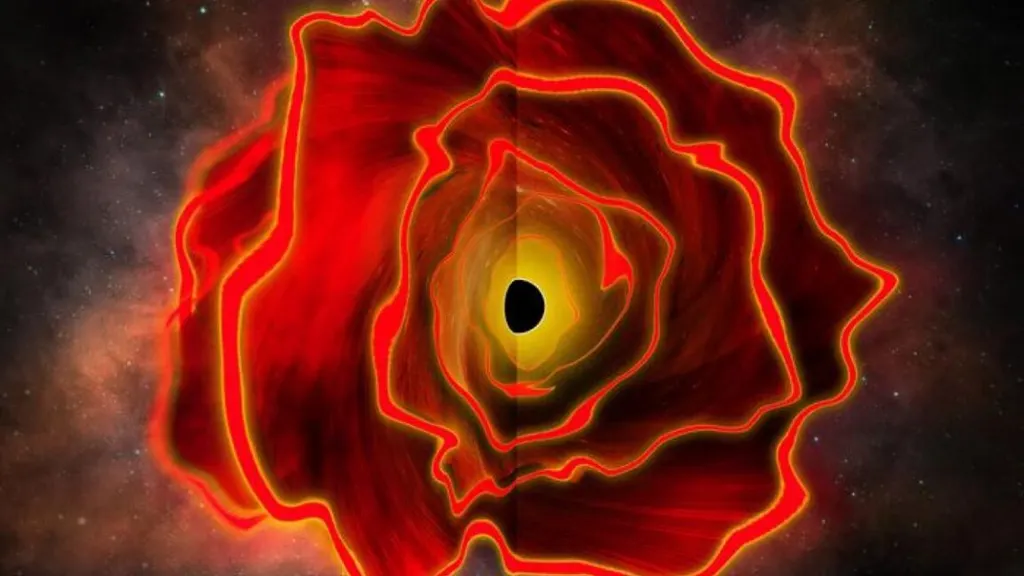 科学家发现神秘的“黑洞星” 图片