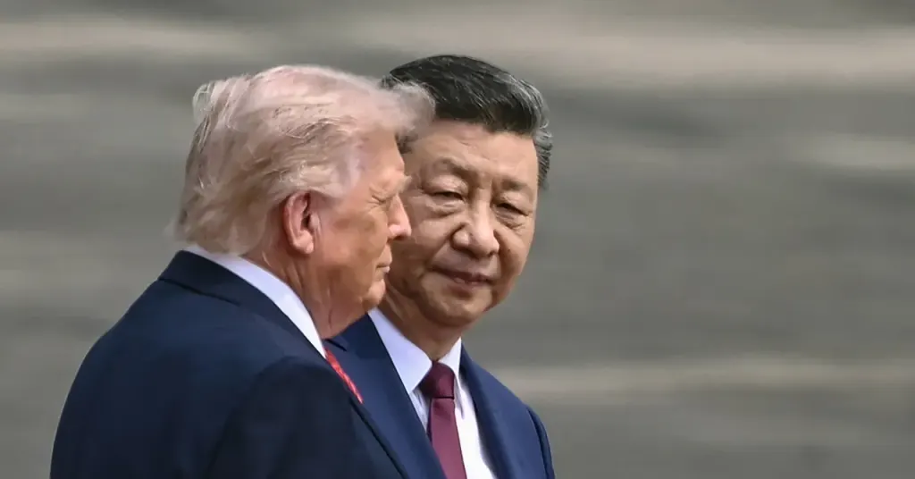 特朗普与习近平即将举行的峰会将讨论贸易、稀土和人工智能 图片