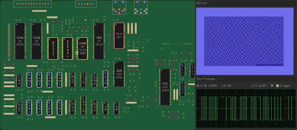 C64 硬件级模拟器可逐芯片复现主板故障用于学习与排障 图片